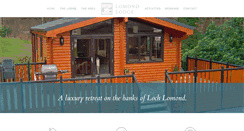 Desktop Screenshot of lomondlodge.co.uk