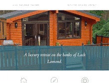 Tablet Screenshot of lomondlodge.co.uk